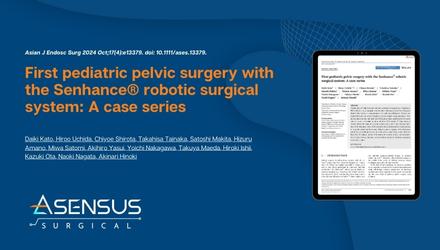 Thumbnail - First pediatric pelvic surgery with the Senhance® robotic surgical system A case series