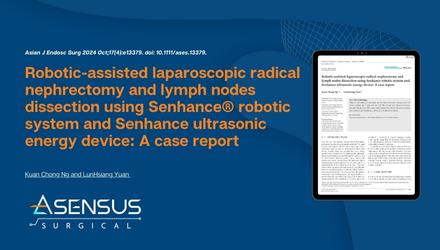 Thumbnail - Robotic-assisted laparoscopic radical nephrectomy and lymph nodes dissection using Senhance® robotic system and Senhance ultrasonic energy device A case report